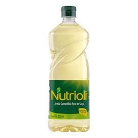 Nutrioli - Aceite Puro De Soya, Comestible, Vegetal, 850 ml