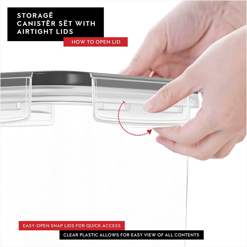 Cereal Containers Storage 2 Pack 135 fl. oz Cereal Dispenser
