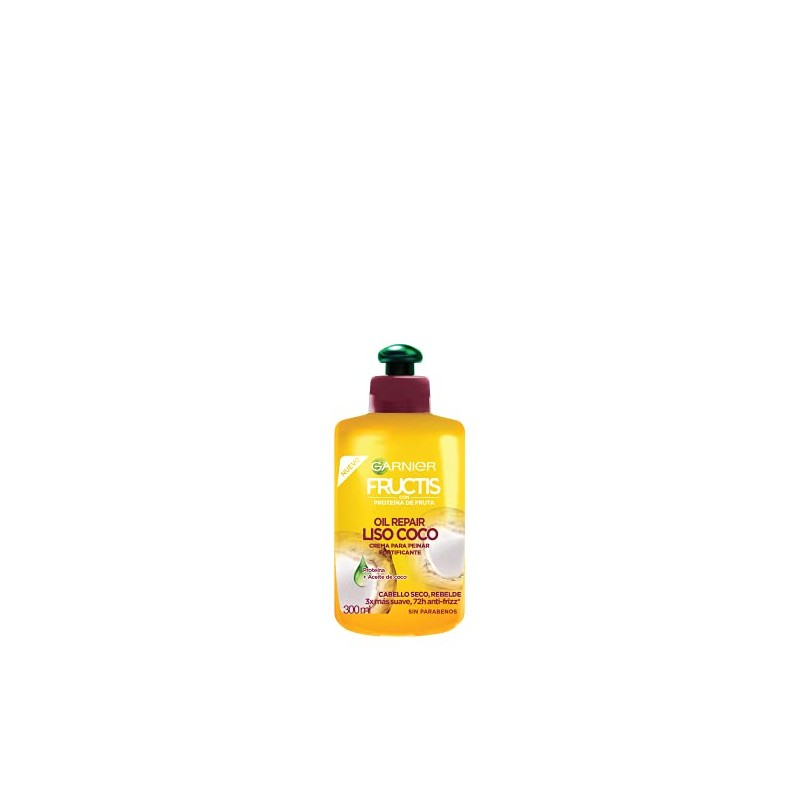 Garnier, Fructis Crema Para Peinar Oil Repair Liso Coco, 300