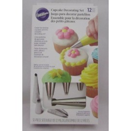 Wilton Industries Inc 12 Pc Cupcake Decorating Tip Set NEW