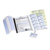 Durable 1464 visitors book refill pages with 100 badge inserts,
