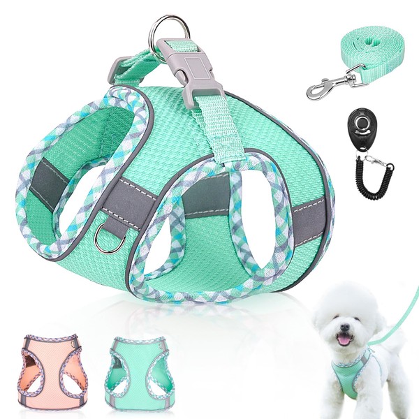 Dog Harness and Leash Set,Soft Mesh Breathable Dog Vest Harness