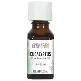Aura Cacia Pure Essential Oil, Eucalyptus, 0.5 Fluid Ounce