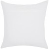 Homeroots 18" Red and White Cotton Throw Pillow