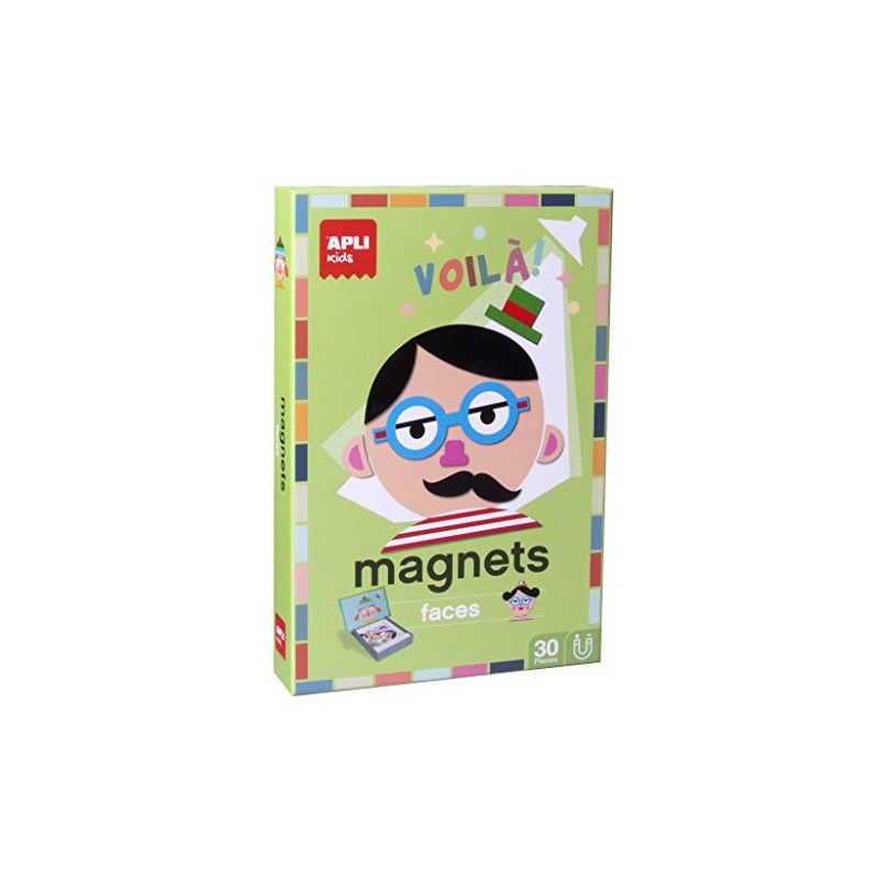 APLI Apli14561 Faces Magnets Game