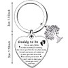 HULALA Daddy to Be Keyring Keychain Father's Day Gifts from