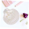 Ciieeo Ceramic Shell Shaped Jewelry Dish Trinket Holder for Rings