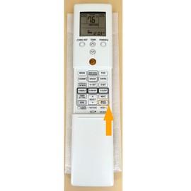 Replacement Remote Control for Fujitsu Air Conditioner AR-REW2E, Compatible with ASHG07KETA, ASHG09KETA, ASHG12KETA, ASHG14KETA, ASHG07KETA-B, ASHG09KETA-B, ASHG12KETA-B, ASHG14KETA-B