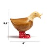 Decoración de patito de pato para patio, jardín, charco con