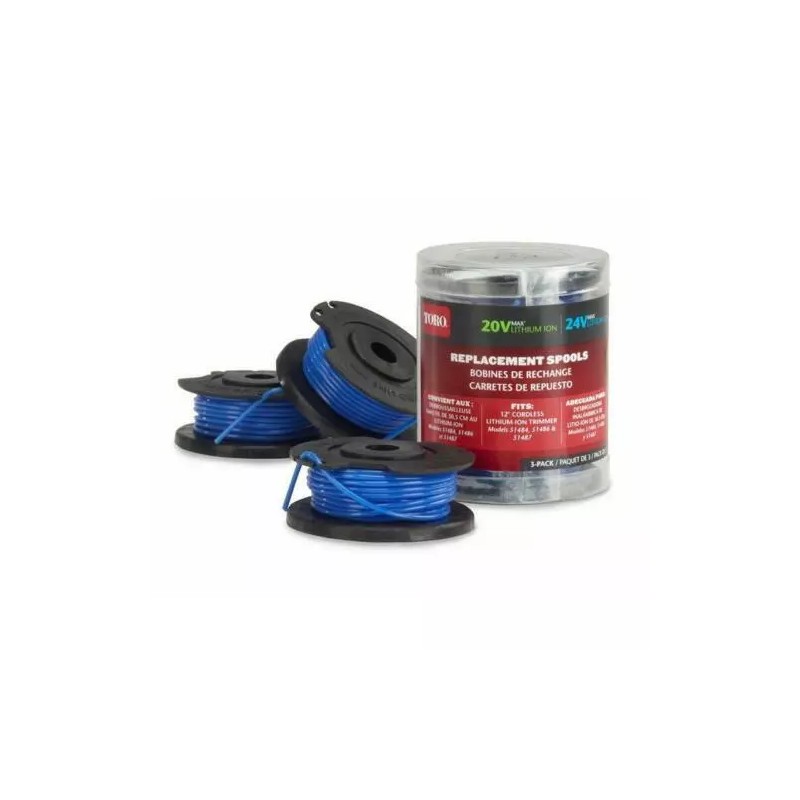 Toro 88524 3-Pack Replacement Spools 0.065 #88524