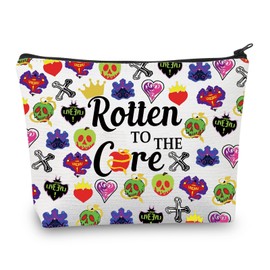 BDPWSS Descendants Makeup Bag Descendants Fans Gift Rotten to The Core Zipper Pouch Evil Queen Fans Gift Villain Lover Gift (Rotten to Core CA)