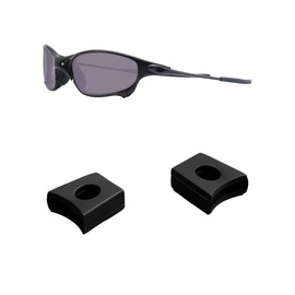 Kygear 1 Pair Black Replacement Nose Bridge Flex Couplers Spare Parts for Oakley Juliet/Romeo 2/X Metal XX