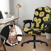 YOXEULL Sunflower Computer Office Chair Covers Stretchable Soft Fit Universal
