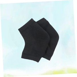 FRCOLOR Heel Sleeve Moisturizing Socks for Women Men Plantar Relief Heel Cushion Socks Open Toe Design