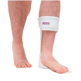 Orthotix Medically Approved; Standard Ankle Foot Orthosis (Swedish AFO) Full Length Trimmable Footplate, ideal for Drop Foot (SMALL/RIGHT (Foot Length: Under 19cm))