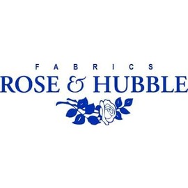 100% Cotton Poplin Fabric - Rose & Hubble - Choice of Floral Designs (1 Metre Roses Black)