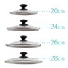Wahei Freiz AME-7191 Glass Lid, 10.2 inches (26 cm), Full