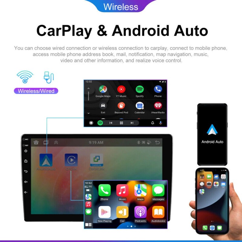 JOYINCAR For Honda CRV 2007-2011 Android 13 Apple Carplay Car