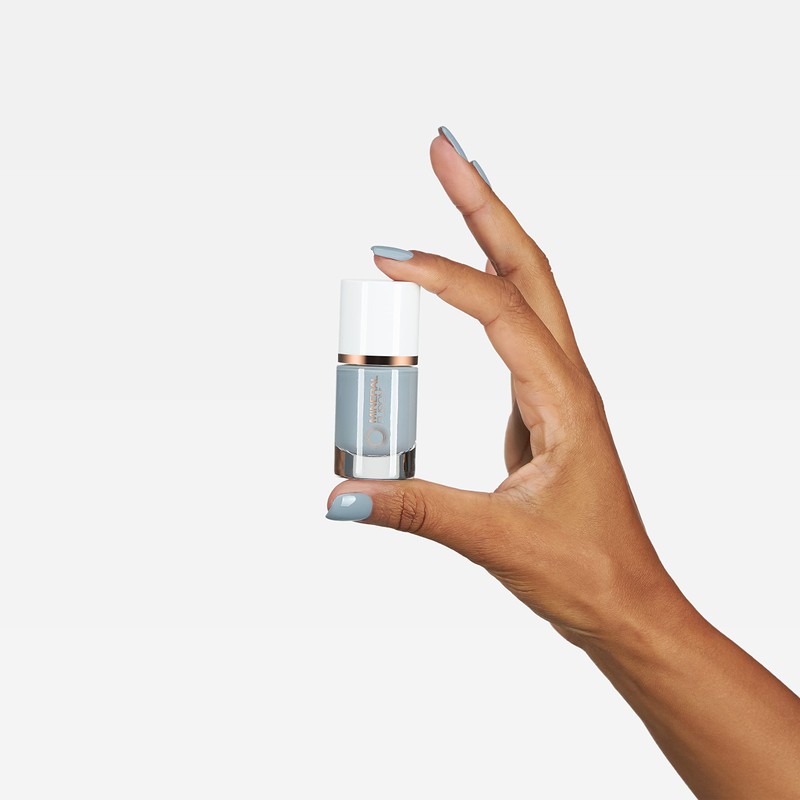 Mineral Fusion Nail Polish, Blue Grey, Take It Easy Take