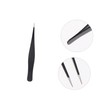 BIUDECO 6pcs Stainless Steel Eyelash Tweezers for Makeup Application Precision