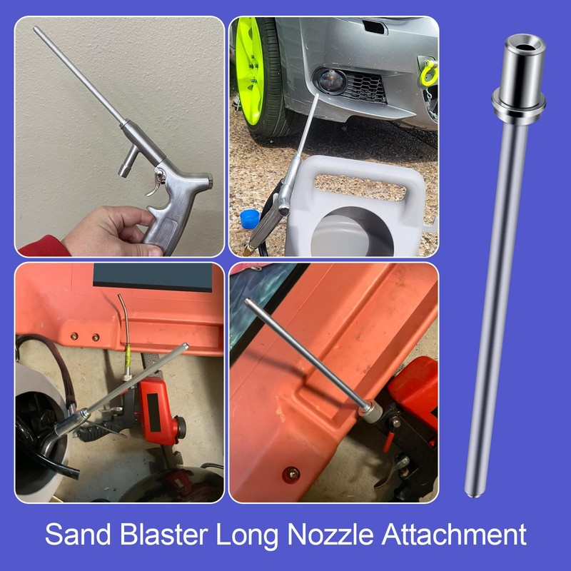 Sand Blaster Long Nozzle for LE Lematec, Sandblasting Nozzle Tip