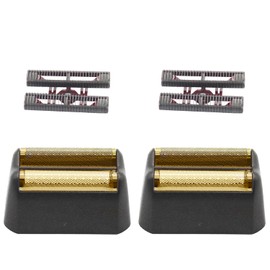 Paquete de 2 láminas de repuesto y cortadores compatibles con Wahl Wahl 7043, serie 5 Star Shaver/Shaper #8061 de repuesto de litio, color negro