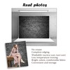 8x6ft(250x180cm) Black Brick Wall Photography Backdrops for Portrait Soft Fabric