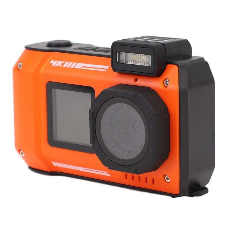 4K 65MP Underwater Camera Autofocus 2.88in 1.44in Dual Screen 2500mAh