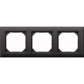 Merten 486314 M-PLAN Frame, 3-Gang, Anthracite