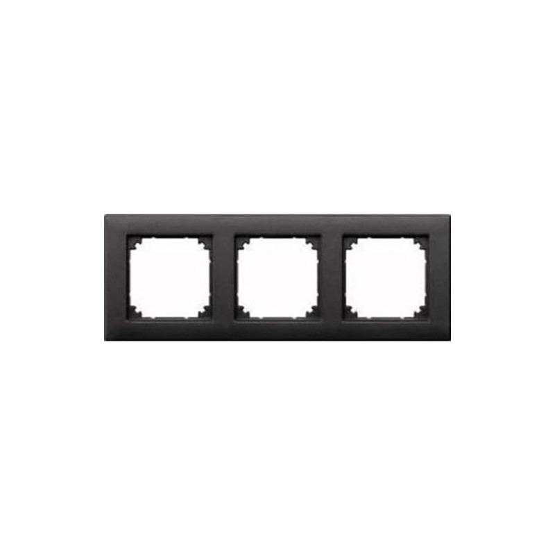 Merten 486314 M-PLAN Frame, 3-Gang, Anthracite