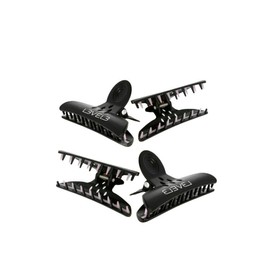 Level 3 Butterfly Clips - Hair Clamps for Hair Cutting, Styling, and Makeup - Barber and Salon Sectioning Clip for Women - 4 Pack