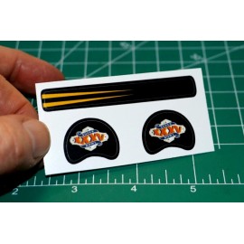 Super Bowl XXXV (35) Baltimore Ravens Football Gumball Helmets *DIECUT DECALS*