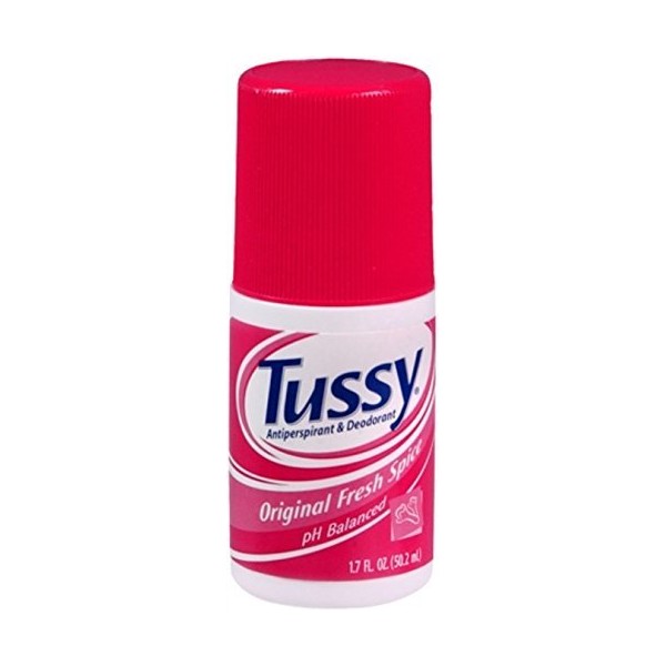 Tussy Anti-Perspirant Deodorant Roll-On Original, Fresh Spice 1.70 oz (Pack of 8) by Tussy