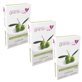 Granatum Plus - Hydroxytyrosol Plus - Dietary Supplement - Derived from Extra Virgin Olive Oil - Antioxidant Supplement - General Wellbeing - Made in Spain - 3 Box 60 Tablets