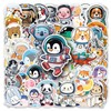 Pack of 50 Astronaut Stickers Pack Astronaut Sticker Set Waterproof