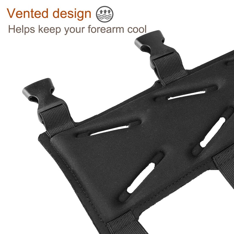 KRATARC Archery Arm Guard Adjustable 3-Strap Accessory Lightweight Hunting Target