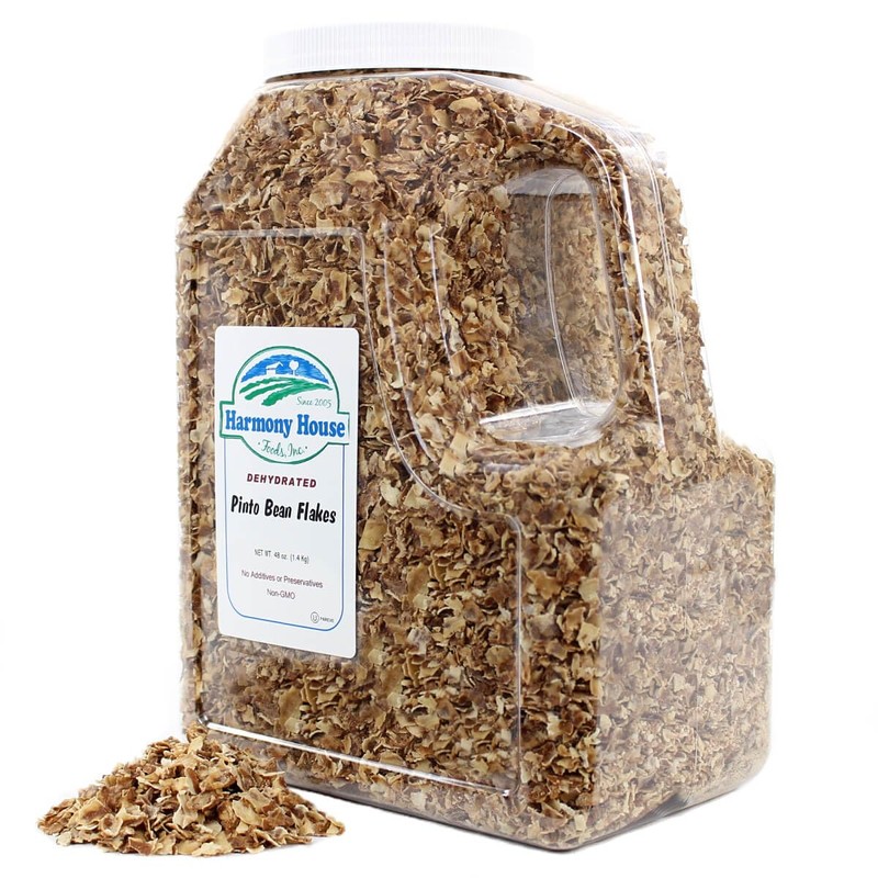 Harmony House Foods Dehydrated Pinto Bean Flakes (48 oz, Gallon