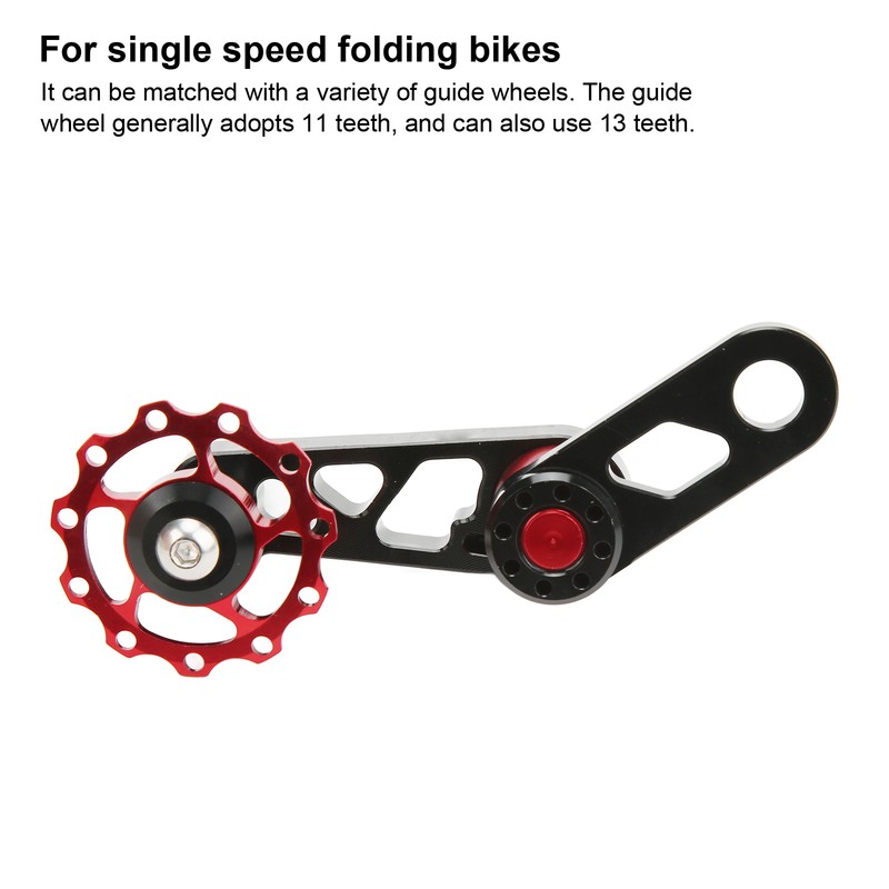Single Speed Chain Tensioner Aluminum Alloy Folding Bike Chain Stabilizer
