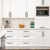Ravinte 10 Pack 10" Square Cabinet Pulls Matte Black Stainless