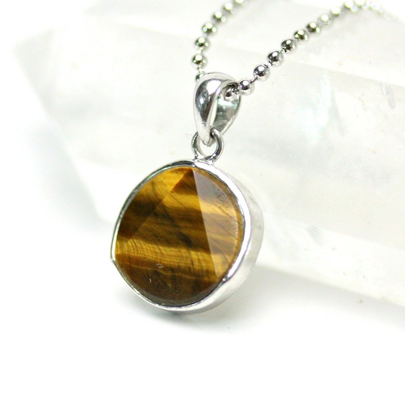 happi-bomu Tiger Hexagon Diameter 12 mm 6-Pointed Star Cut Natural