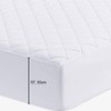 Luxury Quilted Extra Deep Mattress Protector, Hotel Quality Fitted Mattress
