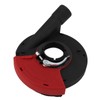 5 In Power Grinding Dust Shroud Iron PA66 Red Black