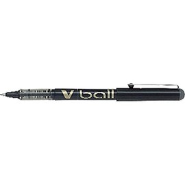 Pilot 718338 Kugelschreiber Roller V-Ball, 0.7 mm, schwarz