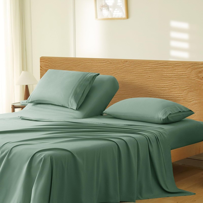 Manyshofu 4 Piece Split Head California King Sheets Sets for