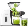 SiFENE Slow Masticating Juicer Machine, Dual 3" Wide Mouth, Anti-Clog