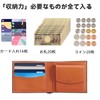 Bubuyoo Men's Bi-fold Wallet, Genuine Leather, Skimming, Thin, Large Capacity,