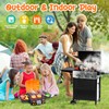 CUTE STONE Cooking Toy BBQ Set, 2 Layers Kids Grill