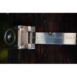 ISO SB022 Stainless Steel Bull's Eye Sign Mounting Brackets, Flared Leg w/no Bolt or Washer. 50 per Box