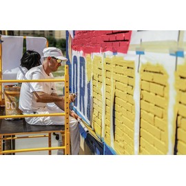 Dickies Men's Painter's Utility Pant Relaxed Fit, White, 44W x 32L