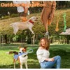 5PCS Spring Pole Dog Rope Toys, Interactive Tether Tug of